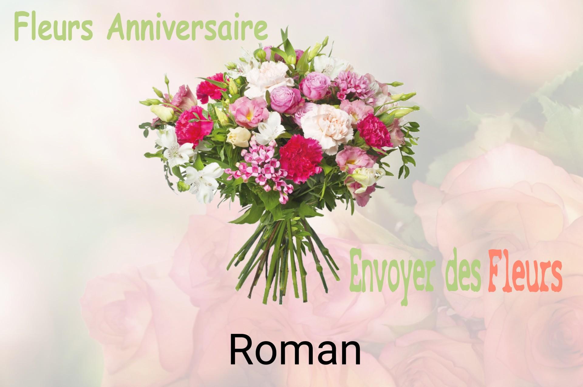 Bouquet de fleurs d’anniversaire livré à Roman