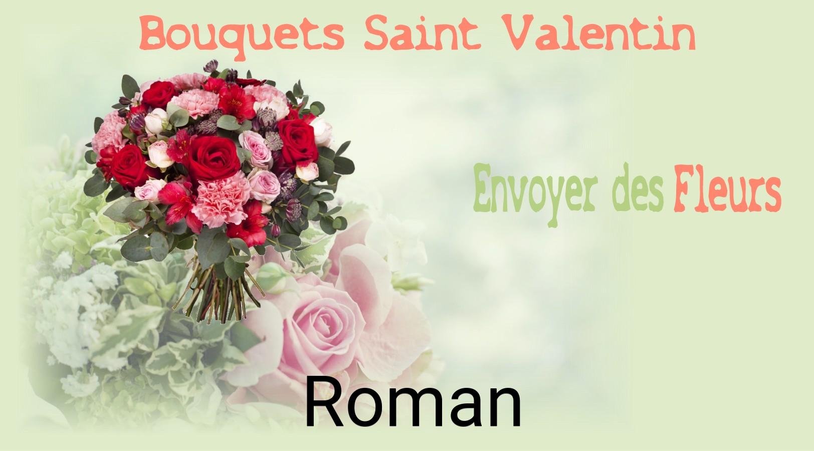 Roses de Saint-Valentin livrées à Roman